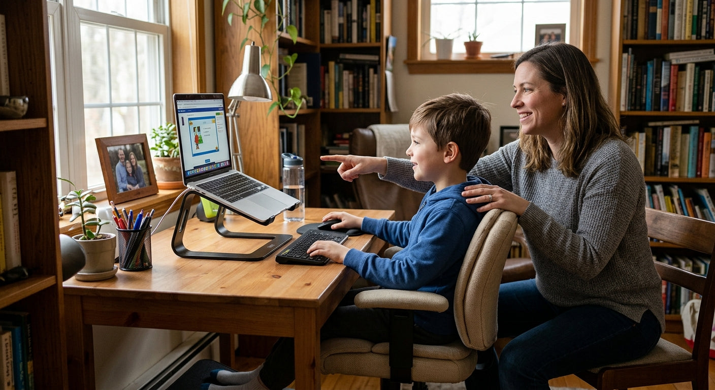 How Can Parents Prevent Tech Neck and Poor Screen Posture?